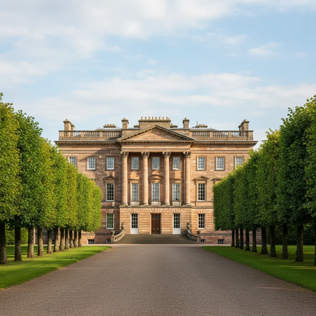 Dalkeith Palace south front and country park